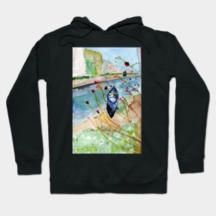 Canoe in Venice Hoodie